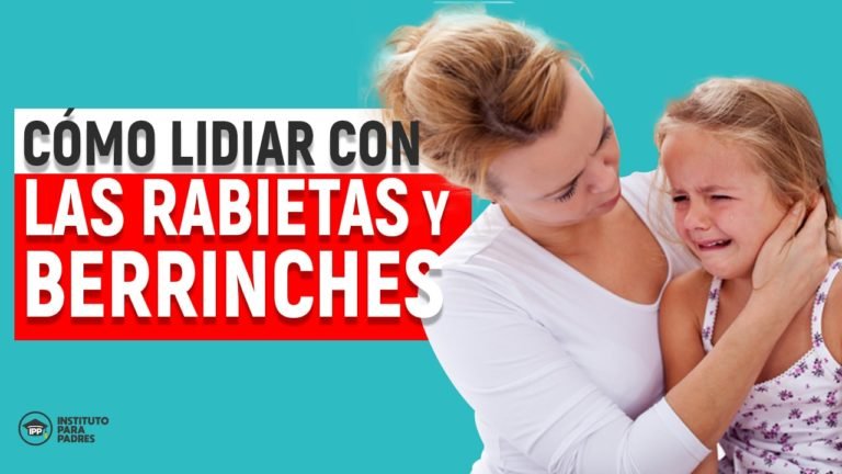como controlar las rabietas y berrinches